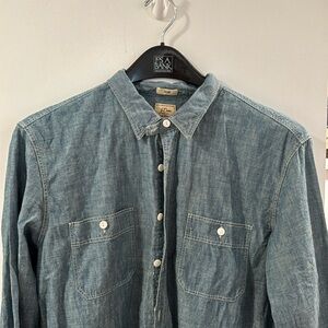 Men’s J Crew Denim Shirt Slim Fit XL